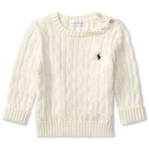 🧸 Ralph Lauren Cable Knit Cotton Sweater 🧸